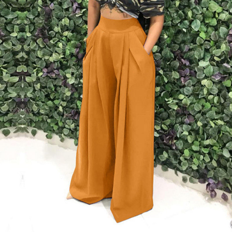 🎉 Fête à moitié prix !👗 Pantalon élégant à taille haute pour femme ✨ Une tenue chic pour tous les jours
