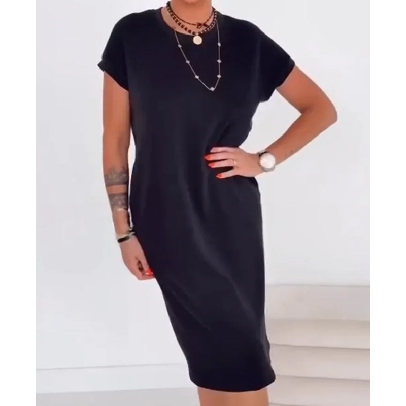 🚚 Réapprovisionnement – dépêchez-vous ! Robe T-shirt décontractée à manches courtes pour femme