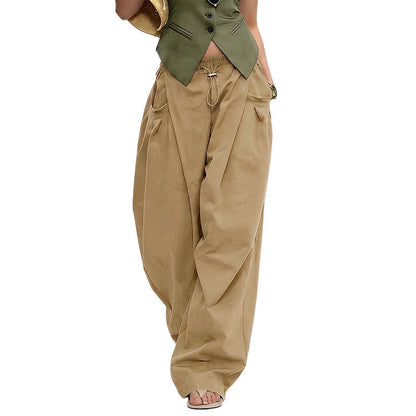 👖 50 % DE RÉDUCTION EN CE MOMENT ! 🏆 Pantalon lanterne plissé et volumineux – Fluide, élégant et à jambes larges – idéal pour un look estival chic ou une occasion formelle ✨