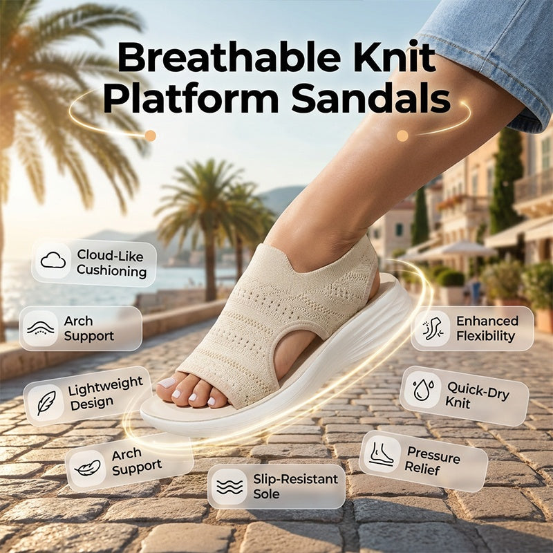 💞 PLUS DE 50 000 EXEMPLAIRES VENDUS !  🌬️ Fini les pieds gonflés ! Nos sandales en mesh respirant gardent vos pieds au frais & au sec
