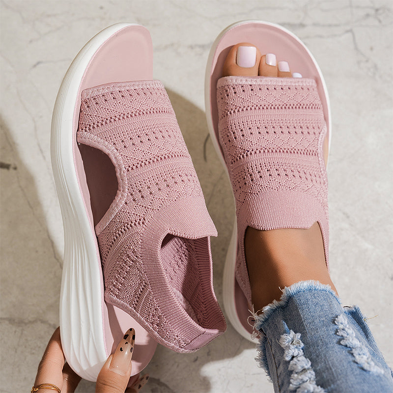 💞 PLUS DE 50 000 EXEMPLAIRES VENDUS !  🌬️ Fini les pieds gonflés ! Nos sandales en mesh respirant gardent vos pieds au frais & au sec