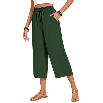 💃 Le pantalon d'été parfait : Coupe large, taille élastique & tombé flatteur !