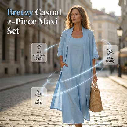 🌿 Aussi confortable qu'un pyjama – aussi chic qu'une tenue de plage ! La combinaison parfaite pour les jours chauds