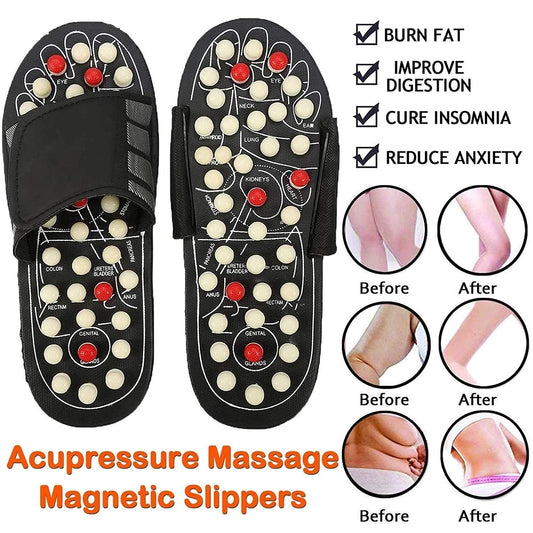 Chaussons d'acupression et de magnétothérapie