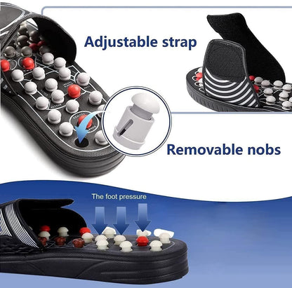 Chaussons d'acupression et de magnétothérapie