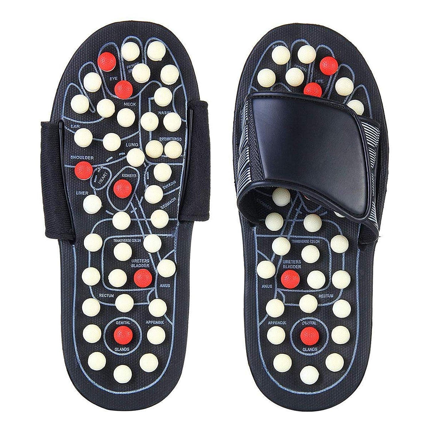 Chaussons d'acupression et de magnétothérapie