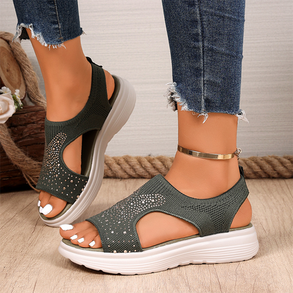 📢📢Nouveautés – 50 % de réduction 👡 La combinaison parfaite entre confort & glamour – Ces sandales s'accordent avec toutes vos tenues !