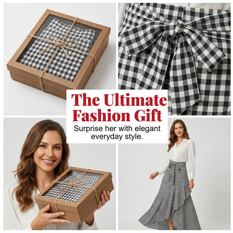 💫🔥VENTE CHAUDE🔥 NOUVEAUTÉ – La jupe d'été parfaite – Taille haute, asymétrique & volants ludiques !