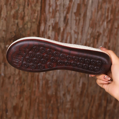 🔥VENTE CHAUDE🔥 Ballerines en tricot respirant pour femme – Douces et respirantes, confortables même après de longues promenades👟🌬️