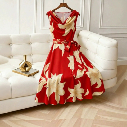 ⏳Spécial à durée limitée⏰Robe sans manches à imprimé floral pour femme👗