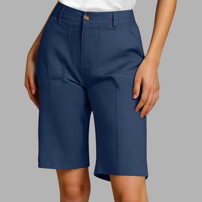 ⏰ -50% – Pour une durée limitée ! Short décontracté unie pour femme