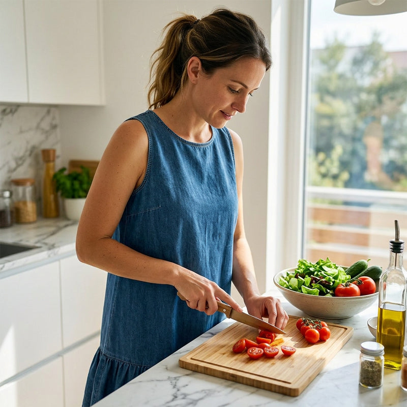 ⏳ Dernière heure – -50% se termine  ！ Robe sans manches en denim à ourlet à volants pour femme