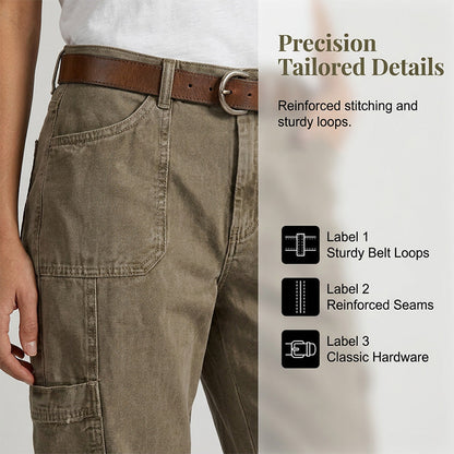 🔥👖 PROMO FLASH 50% ! Pantalons Cargo Capri Décontractés – Coupe Ample, Poches Multiples, Tissu Respirant, 6 Tailles, Idéaux Été & Quotidien 🌿