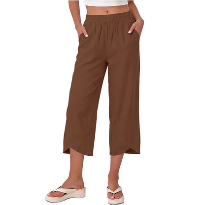 🏃‍♀️ Se vend en quelques secondes – dépêchez-vous ! Pantalon court décontracté pour femme, coupe ample et jambes larges