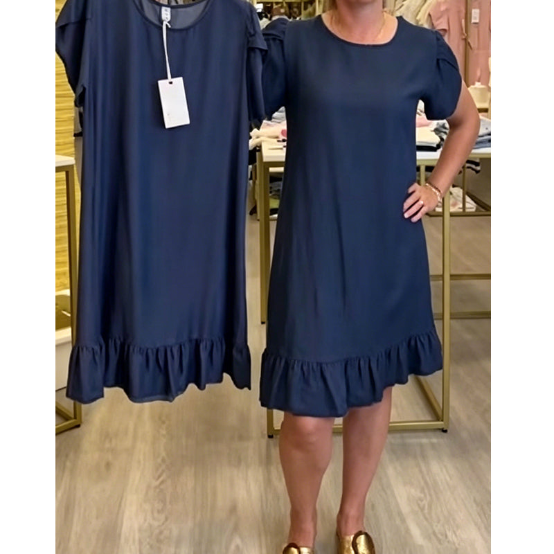 👗 Nouveauté fraîchement arrivée – -50% pour goûter !✨Elegantes Kleid aus gewaschenem Denim – Lässige Eleganz für jeden Tag💙