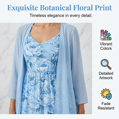 🏆 Champion des ventes – à moitié prix pour durée limitée ! Ensemble élégant à deux pièces pour femme, à motif floral