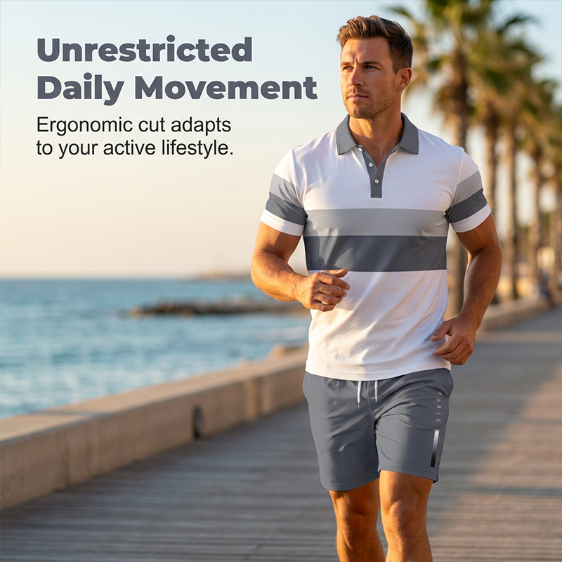 👕 54 % DE RÉDUCTION ! ☀️ Ensemble 2 pièces pour homme (chemise et short) – Confortable, respirant et polyvalent – Idéal pour l'été, les loisirs ou les voyages – Style décontracté et frais 🩳✨