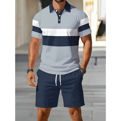 👕 54 % DE RÉDUCTION ! ☀️ Ensemble 2 pièces pour homme (chemise et short) – Confortable, respirant et polyvalent – Idéal pour l'été, les loisirs ou les voyages – Style décontracté et frais 🩳✨
