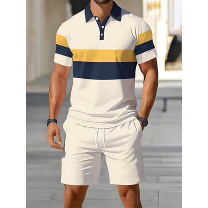 👕 54 % DE RÉDUCTION ! ☀️ Ensemble 2 pièces pour homme (chemise et short) – Confortable, respirant et polyvalent – Idéal pour l'été, les loisirs ou les voyages – Style décontracté et frais 🩳✨