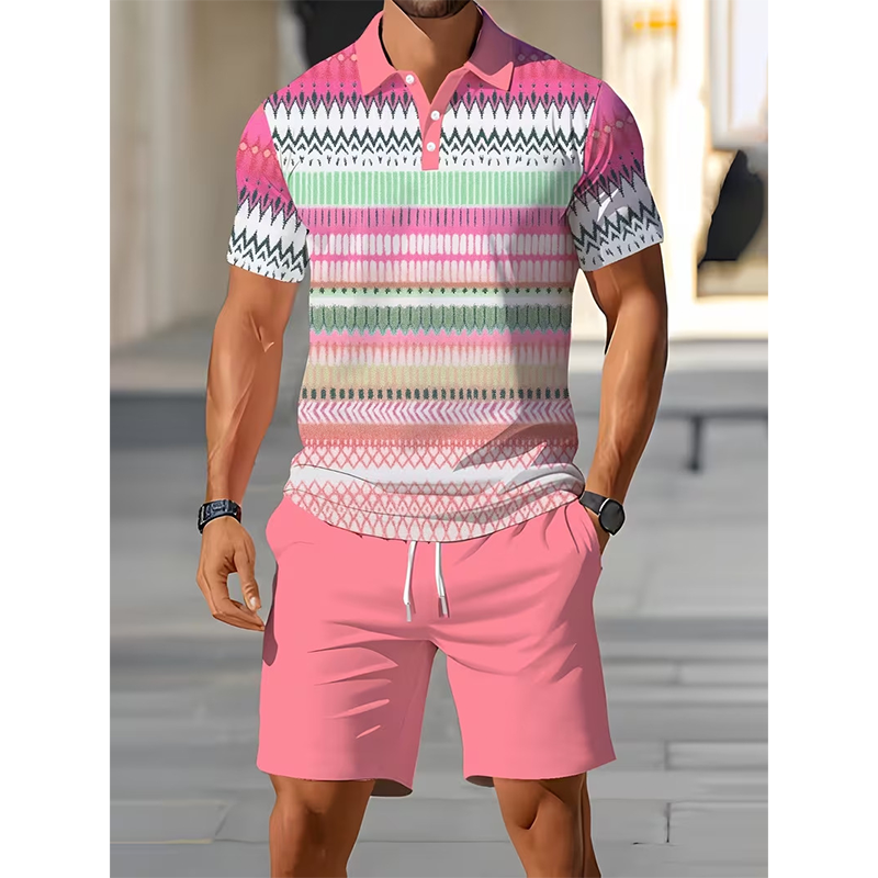 👕 54 % DE RÉDUCTION ! ☀️ Ensemble 2 pièces pour homme (chemise et short) – Confortable, respirant et polyvalent – Idéal pour l'été, les loisirs ou les voyages – Style décontracté et frais 🩳✨