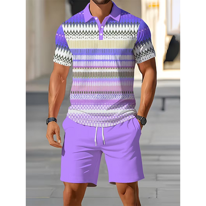 👕 54 % DE RÉDUCTION ! ☀️ Ensemble 2 pièces pour homme (chemise et short) – Confortable, respirant et polyvalent – Idéal pour l'été, les loisirs ou les voyages – Style décontracté et frais 🩳✨