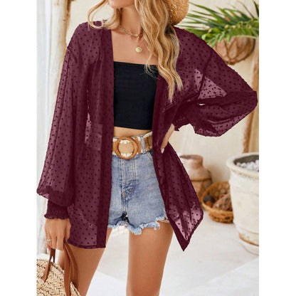 🌹 50 % DE RÉDUCTION EN CE MOMENT ! 🌹 Cardigan léger et transparent pour femme
