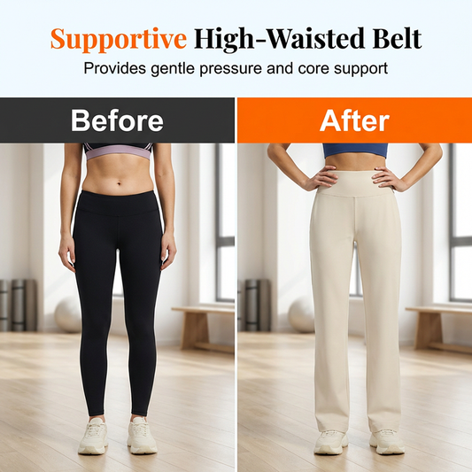 Pantalon de yoga à coupe droite qui met la silhouette en valeur
