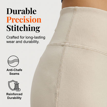 Pantalon de yoga à coupe droite qui met la silhouette en valeur