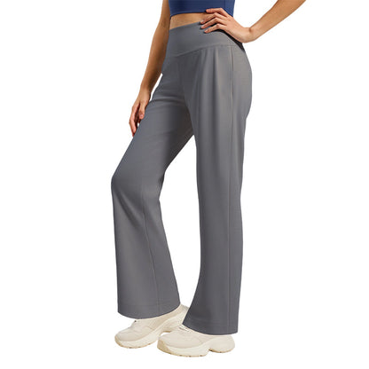 Pantalon de yoga à coupe droite qui met la silhouette en valeur