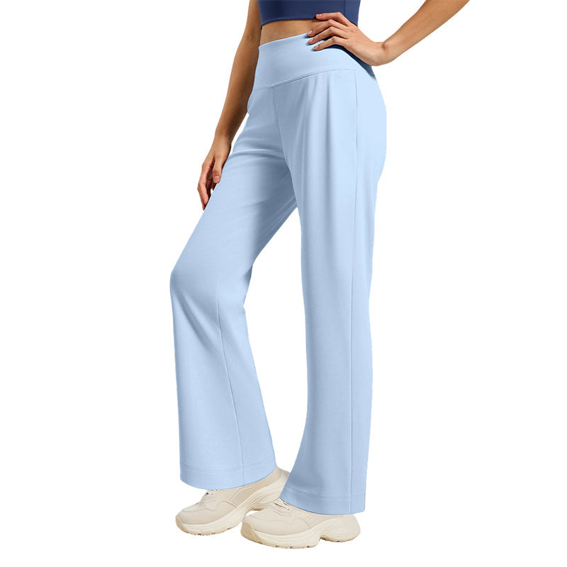 Pantalon de yoga à coupe droite qui met la silhouette en valeur