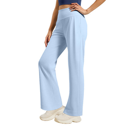 Pantalon de yoga à coupe droite qui met la silhouette en valeur