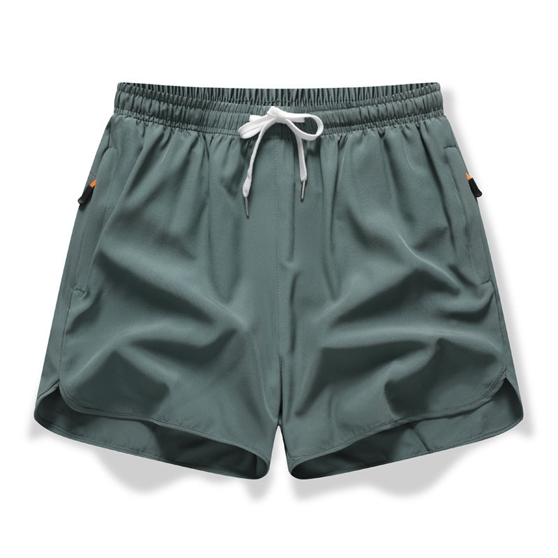 🏃  Short de sport respirant - poches zippées, taille élastiquée et séchage rapide