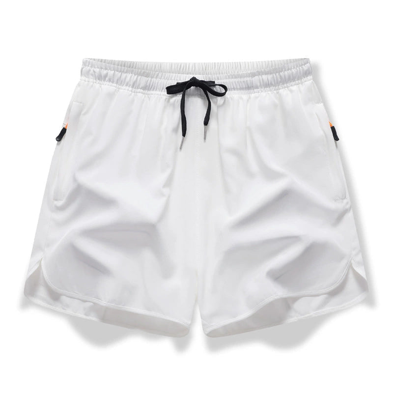🏃  Short de sport respirant - poches zippées, taille élastiquée et séchage rapide