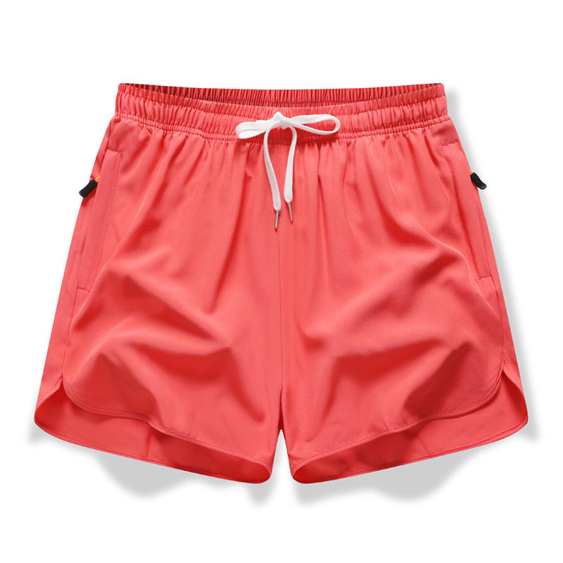 🏃  Short de sport respirant - poches zippées, taille élastiquée et séchage rapide