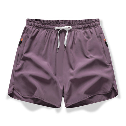 🏃  Short de sport respirant - poches zippées, taille élastiquée et séchage rapide