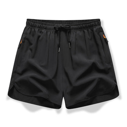 🏃  Short de sport respirant - poches zippées, taille élastiquée et séchage rapide