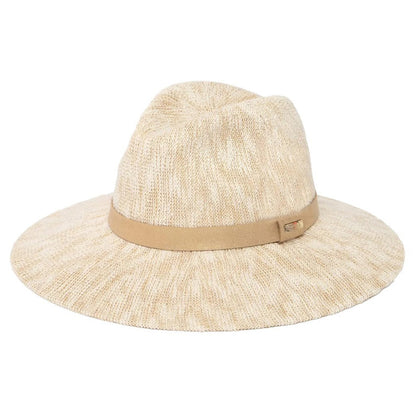 🌞👒Chapeau de soleil pliable en tricot pour femme – Élégant chapeau de style fedora avec protection UV