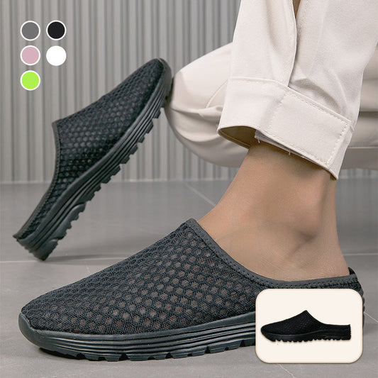 Mules en maille confortables et respirantes