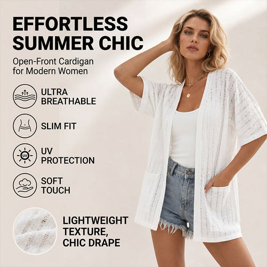 Cardigan d'été léger pour femme