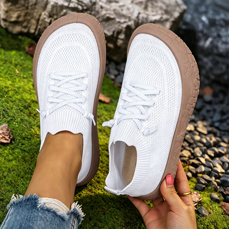 📢📢50% DE RÉDUCTION !! ⏰ Baskets Légères en Maille Respirante – Maille & PVC – Slip-On & Antidérapantes for Femme