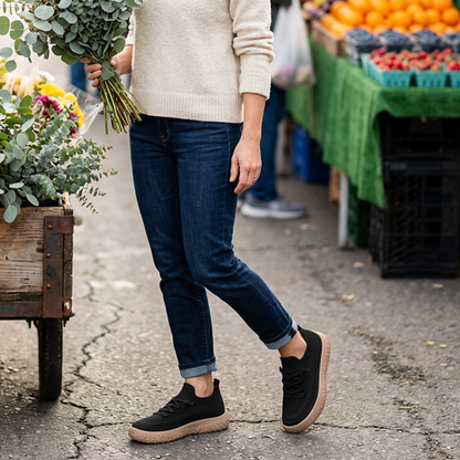 📢📢50% DE RÉDUCTION !! ⏰ Baskets Légères en Maille Respirante – Maille & PVC – Slip-On & Antidérapantes for Femme