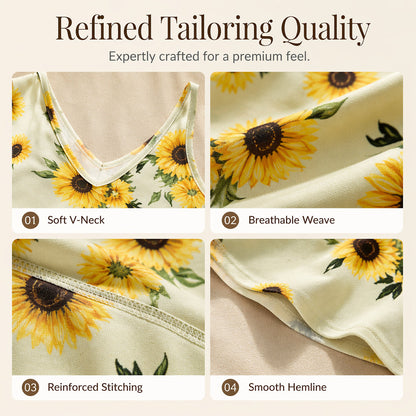 Robe maxi imprimée à bretelles