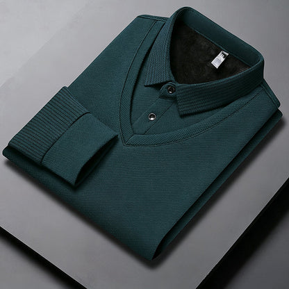 🔥49% DE RÉDUCTION ! 🍂 Chemise à Col Rayé 2 Pièces - Style Automne/Hiver en Coton Respirant et Confortable 👔📦