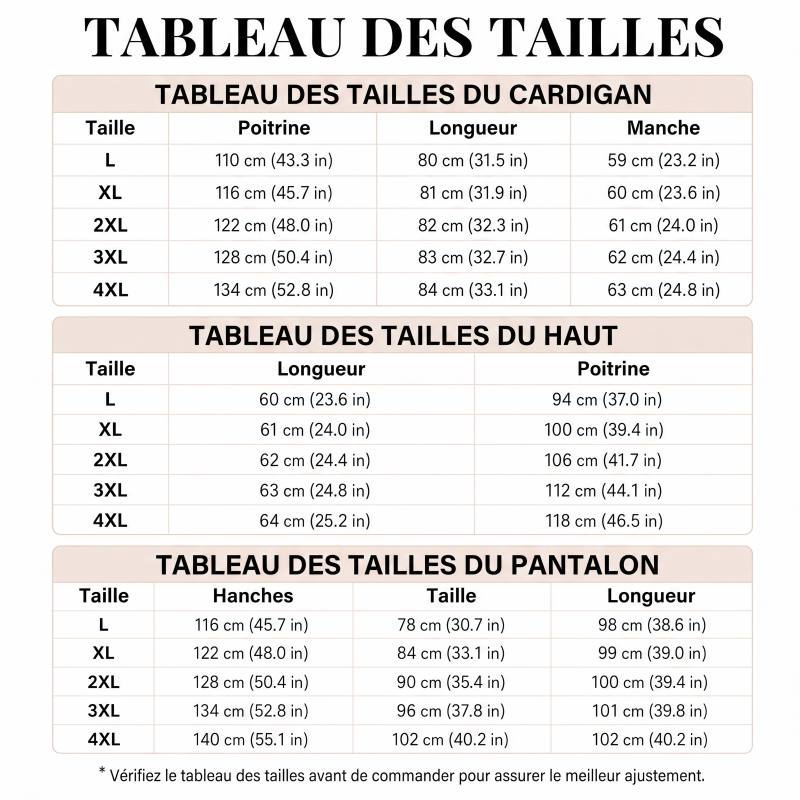 🌸 OFFRE LIMITÉE –50% ! ✨ Ensemble 3 pièces imprimé élégant pour femme