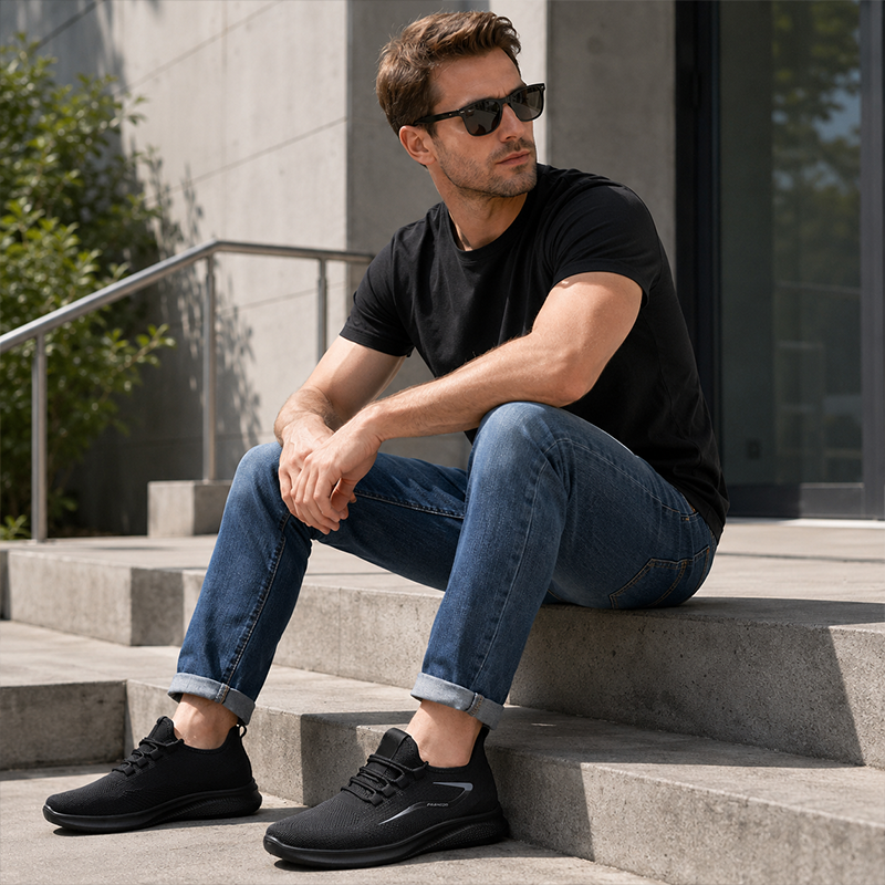 Chaussures de course respirantes pour hommes