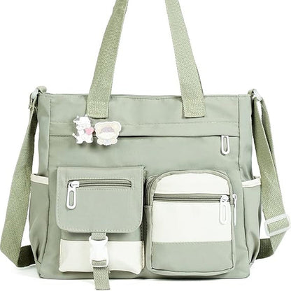 📢📢50% DE RÉDUCTION !! ⏰Joli sac à bandoulière pour adolescentes avec 2 écussons