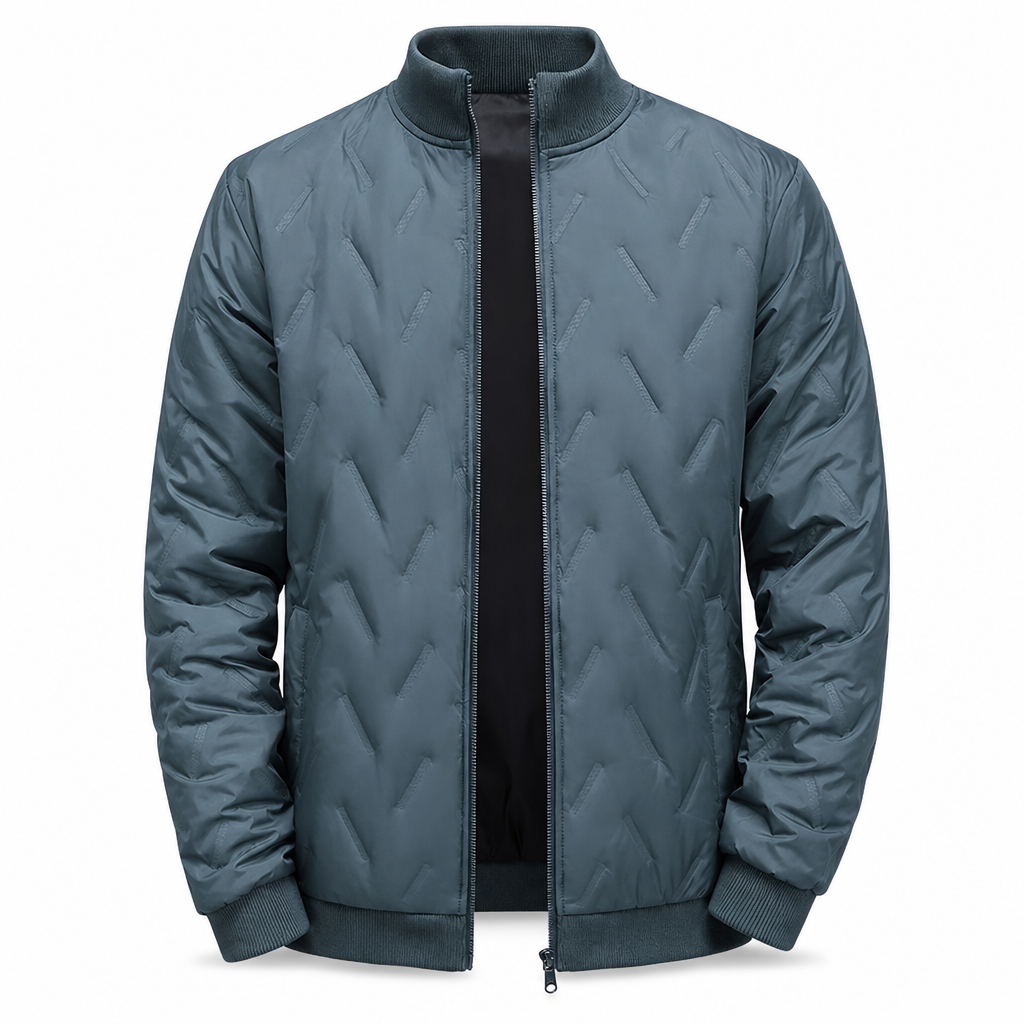 Manteau matelassé doublé de polaire pour homme, pour l'hiver
