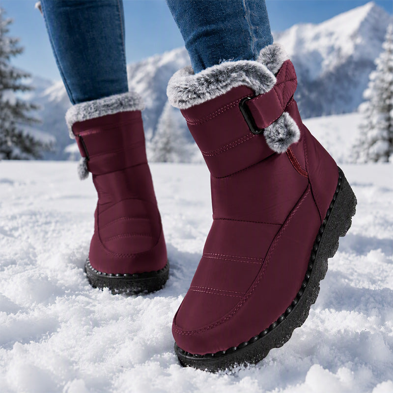 Bottes de neige d'hiver chaudes antidérapantes pour femmes