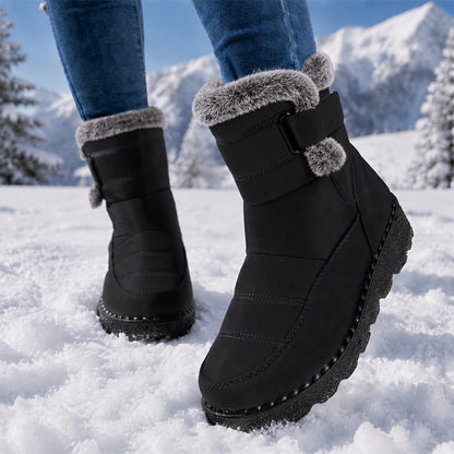 Bottes de neige d'hiver chaudes antidérapantes pour femmes