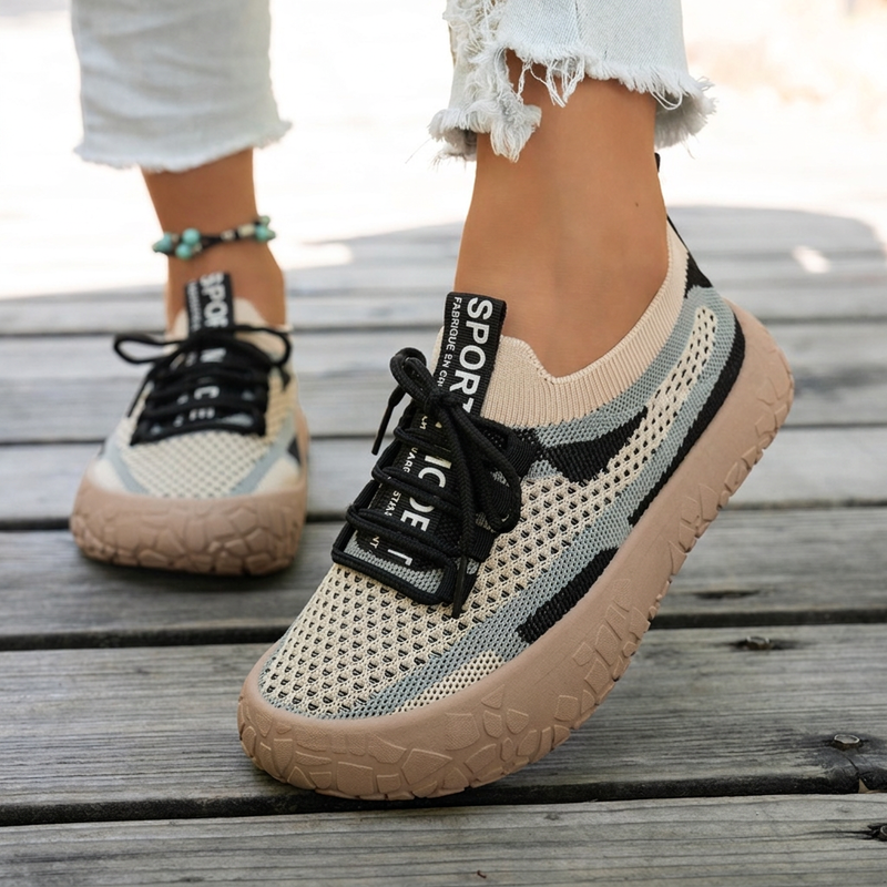 Baskets en maille respirantes pour femme, tendance mode